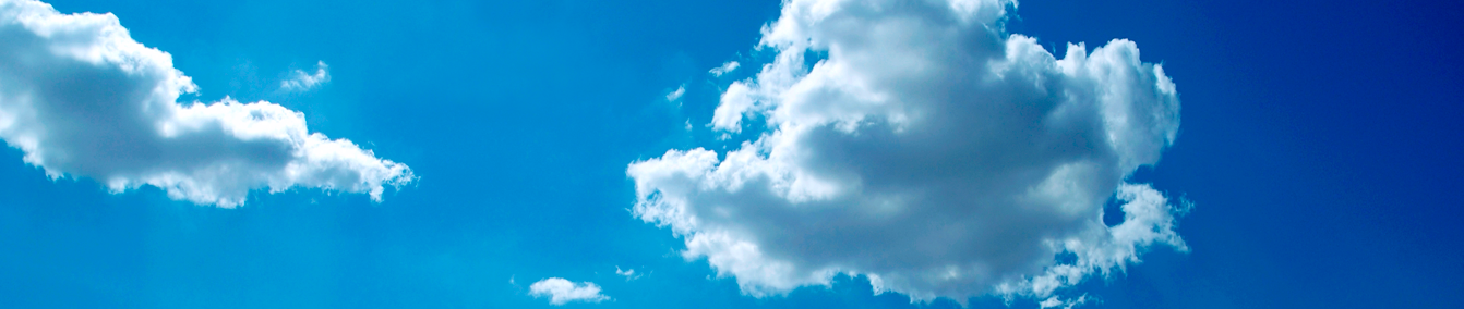 Clouds in blue sky